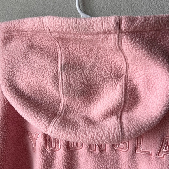 YoungLA Soft Pink Sherpa Hoodie. Men’s Size XL - Picture 6 of 6